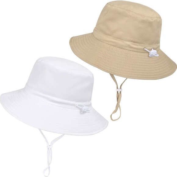 Women Wide Brimmed Sun Hat,Summer Foldable Beach Bucket Hat with UV Protection f - Picture 1 of 7